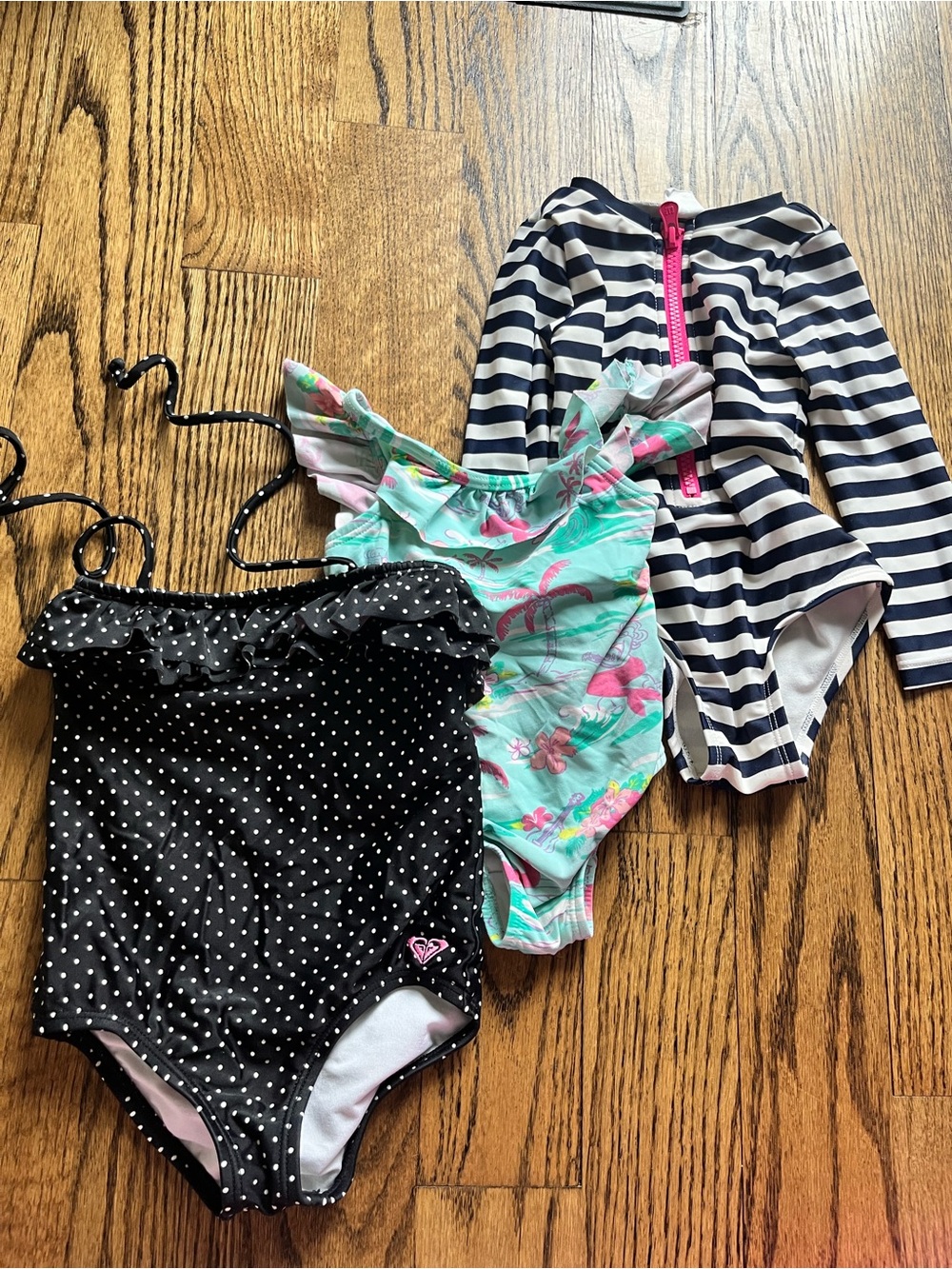 Girls 18-24m bathing suits. Roxy, Hatley and Gap.